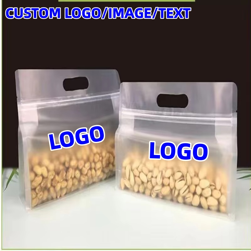 Food Snacks Gifts - 50 шт. матовых 3D-пакетов с застежкой-зиппером,
