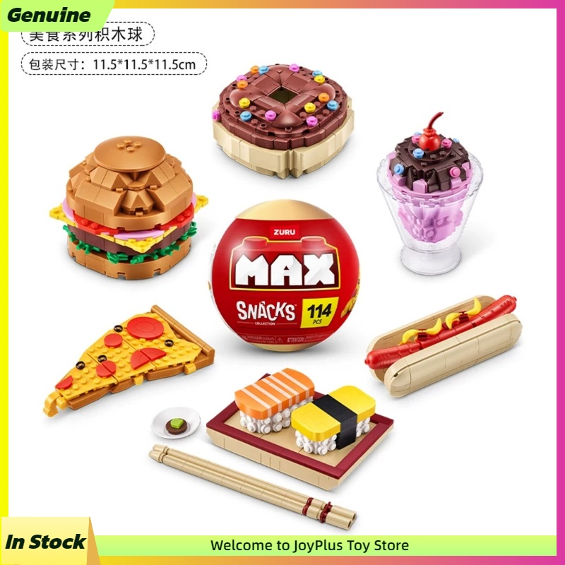 Food Snacks Gifts - ZURU MAX Snacks: Сюрприз-бокс с мини-конструктором,