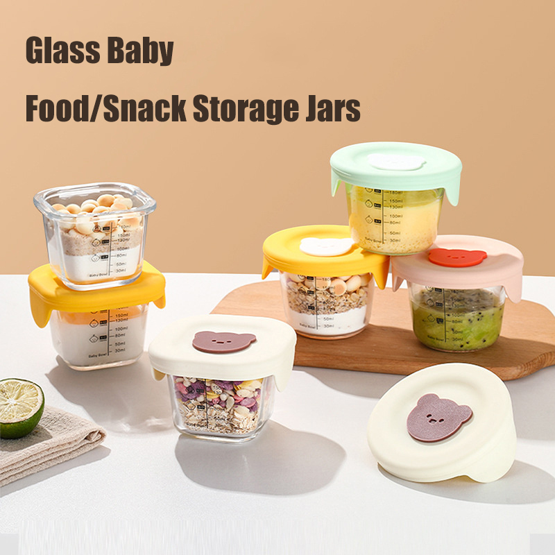 Food Snacks For 1 Year Old - 180 мл стеклянные банки для хранения