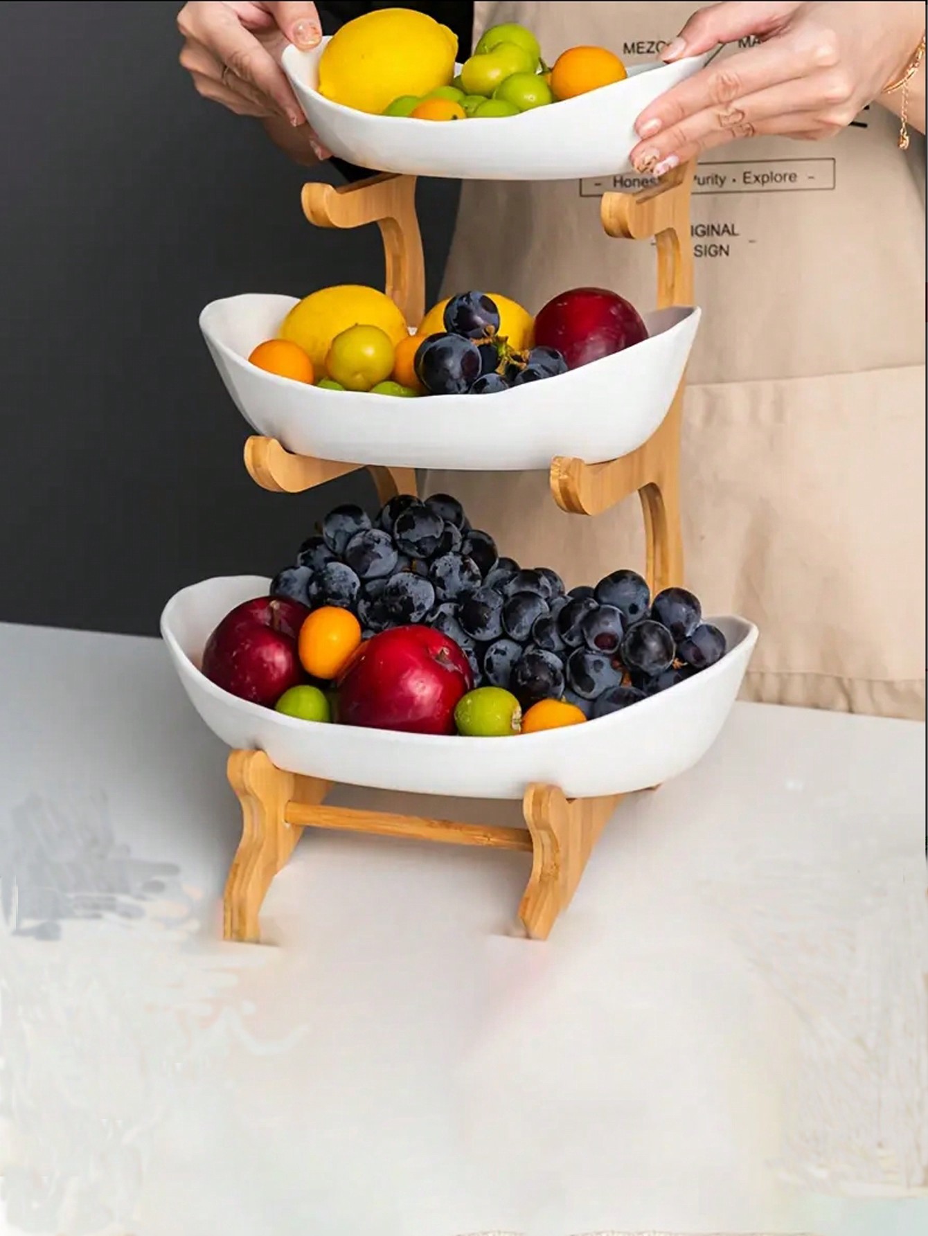 Роскошная 3-х уровневая деревя – обзор и цена Snacks Food Gift Baskets