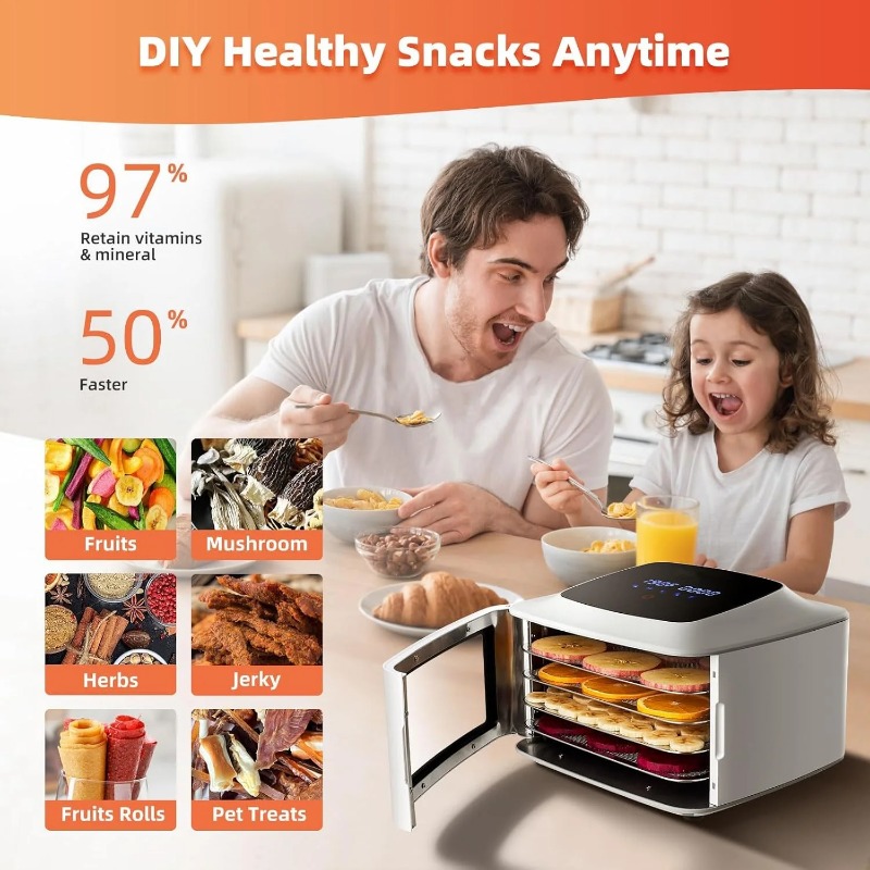 Цифровой дегидратор пищевых пр – обзор и цена Food Dehydrator Snacks