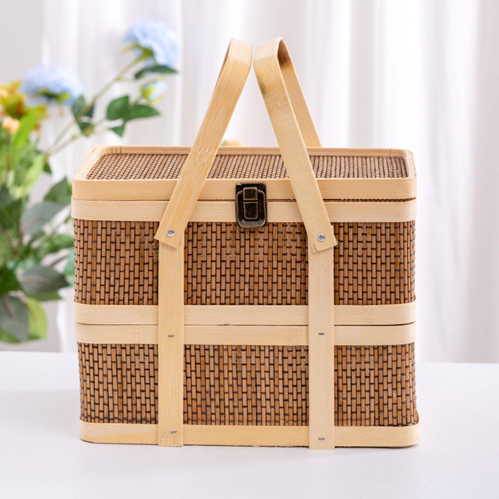 Плетеная корзина для пикника,  – обзор и цена Snacks Food Gift Baskets
