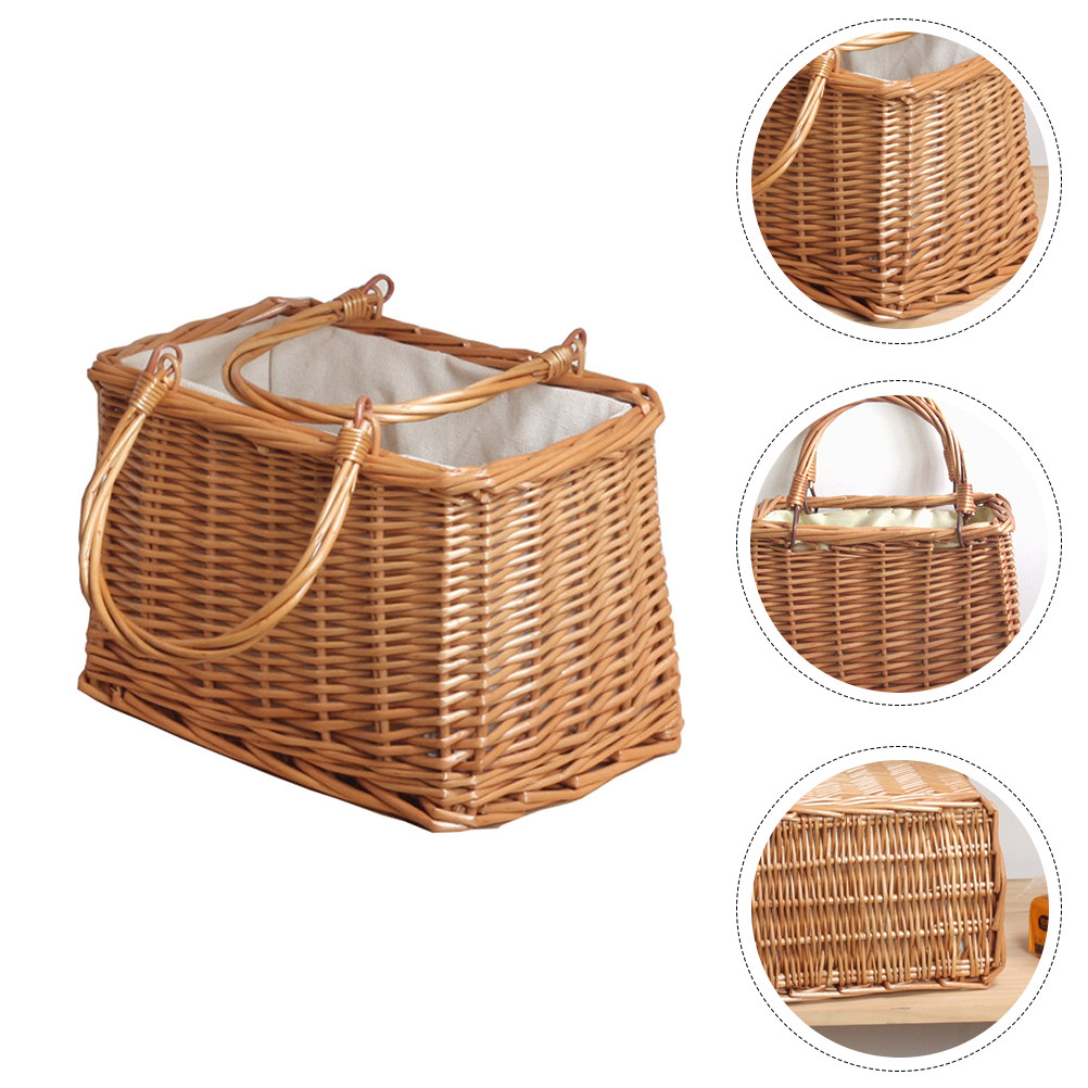 Плетеная корзина для хранения, – обзор и цена Snacks Food Gift Baskets