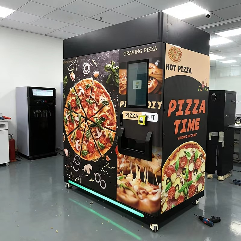 Автомат по продаже готовых пиц – обзор и цена Food Snacks Corner
